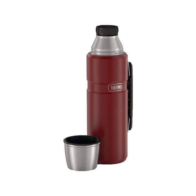 Termos z uchwytem na napoje Thermos 1,2 l - rustic red
