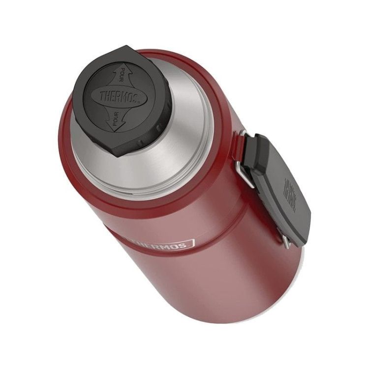 Termos z uchwytem na napoje Thermos 1,2 l - rustic red