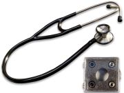 Stetoskop kardiologiczny HS-30K (dwustronny) czarny