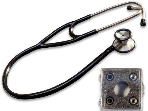 Stetoskop kardiologiczny HS-30K (dwustronny) czarny