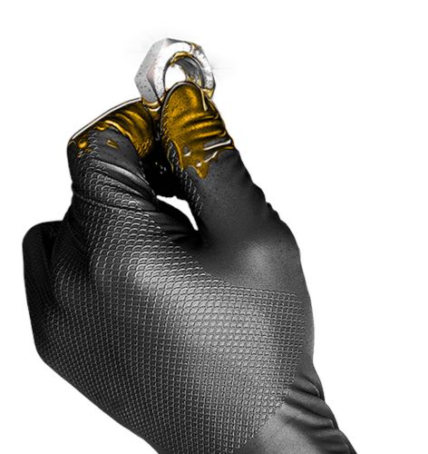Rękawiczki Nitrylowe Grippaz 246 Black (50 sztuk) BLACK