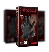 Rękawiczki Nitrylowe Grippaz 246 Black (50 sztuk) BLACK